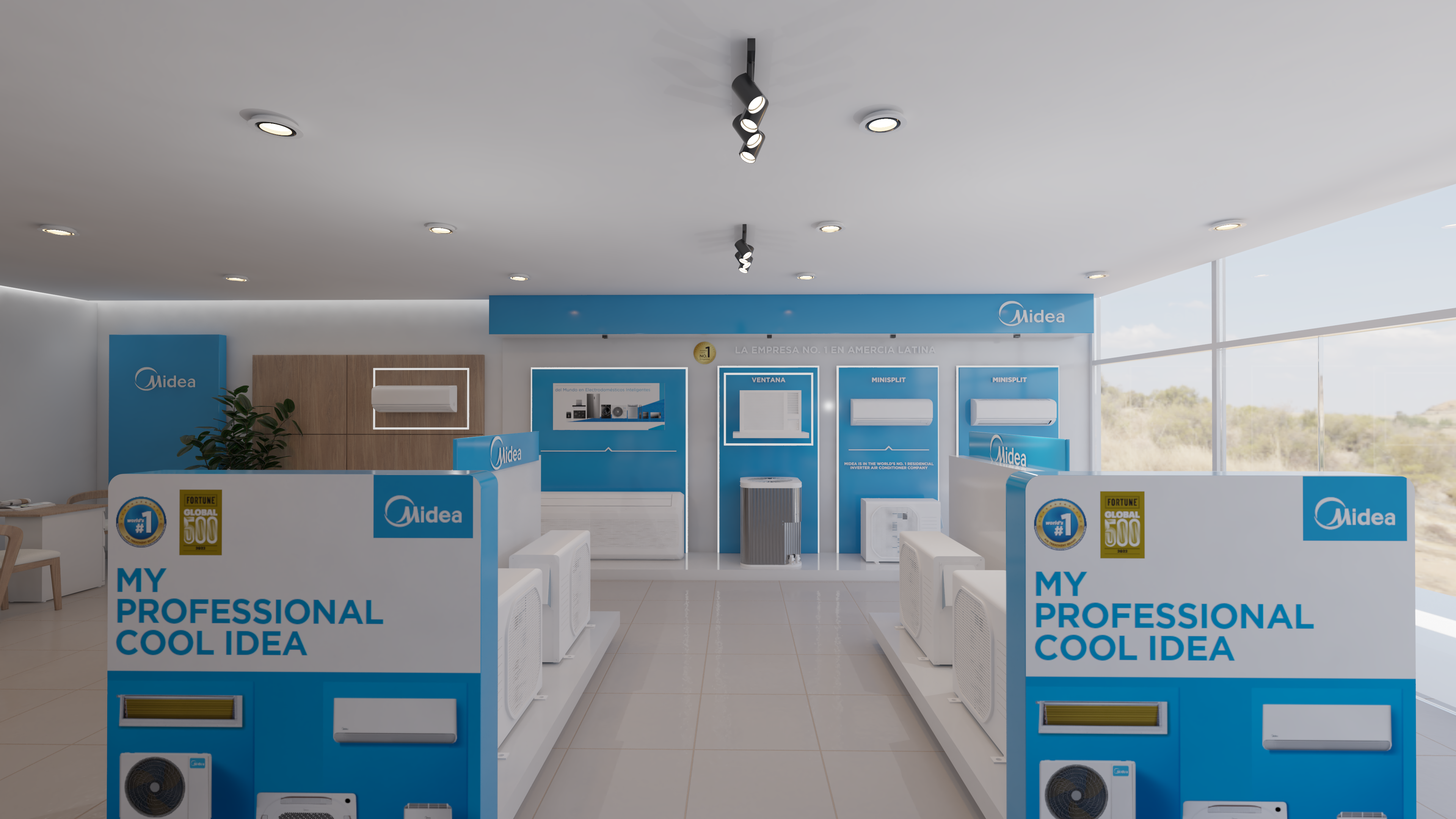 Exhibición comercial